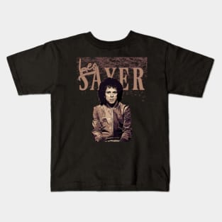 Leo Sayer // Brown vintage Kids T-Shirt